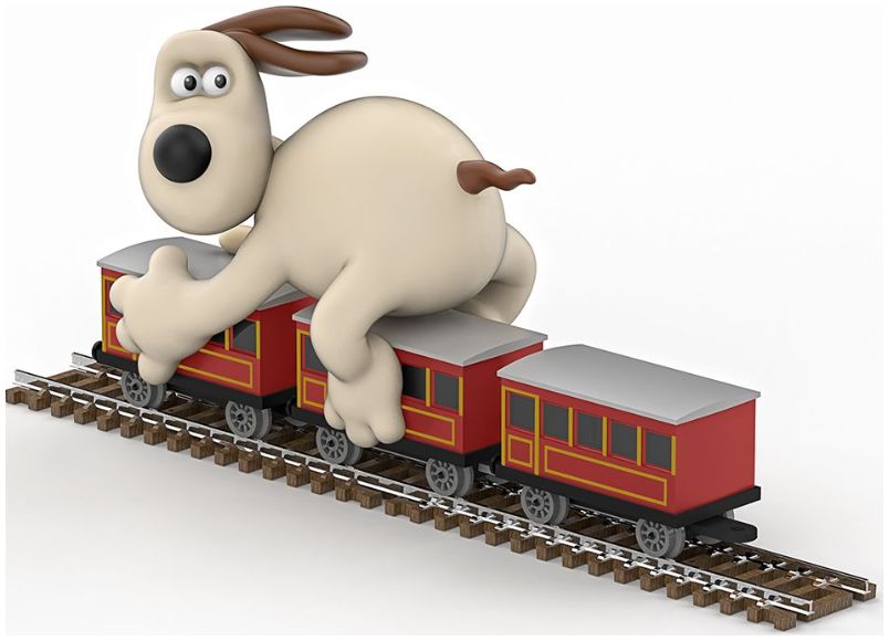 Corgi 80603CC Wallace and Gromit - Gromit and Coaches The Wrong Trousers
