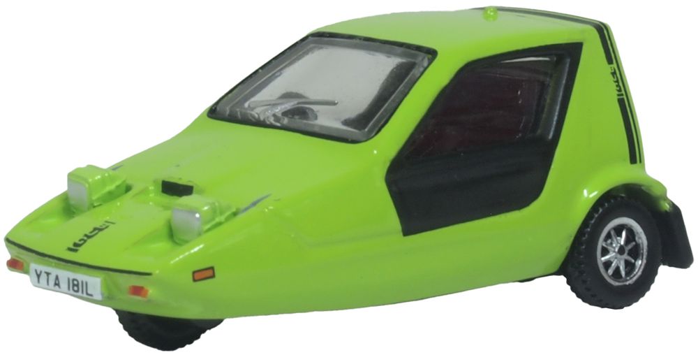 Oxford Diecast 76BUG003 Bond Bug Lime Green - 1:76 Scale