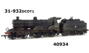Bachmann 31-932DCOT1 4P Compound 40934 In BR Black Early Emblem Olivia's Weathered with Real Coal OO Gauge DCC FITTED - OLIVIA's TRAINS