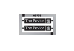 66758 The Pavior nameplate - OO Gauge