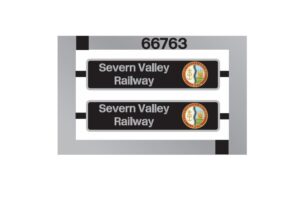 66763 Severn Valley Railway Nameplate -  OO Gauge
