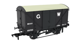 Rapido Trains 813302 | Diagram G31 MOGO Van - No.105742 GWR Grey 16" - OO Gauge