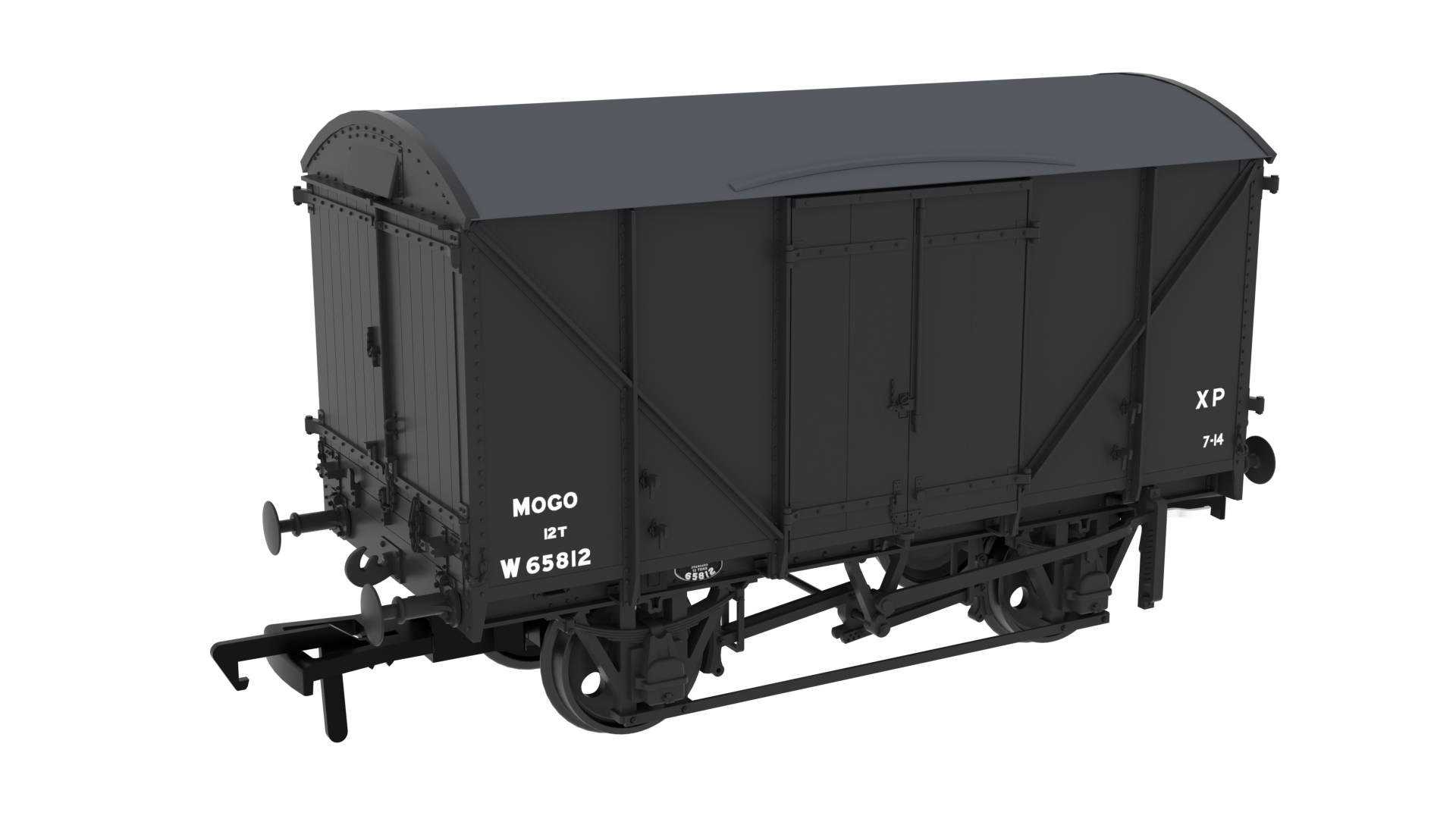 Rapido Trains 813310 | Diagram G43 MOGO Van - No.W65812 BR(W) Grey - OO Gauge