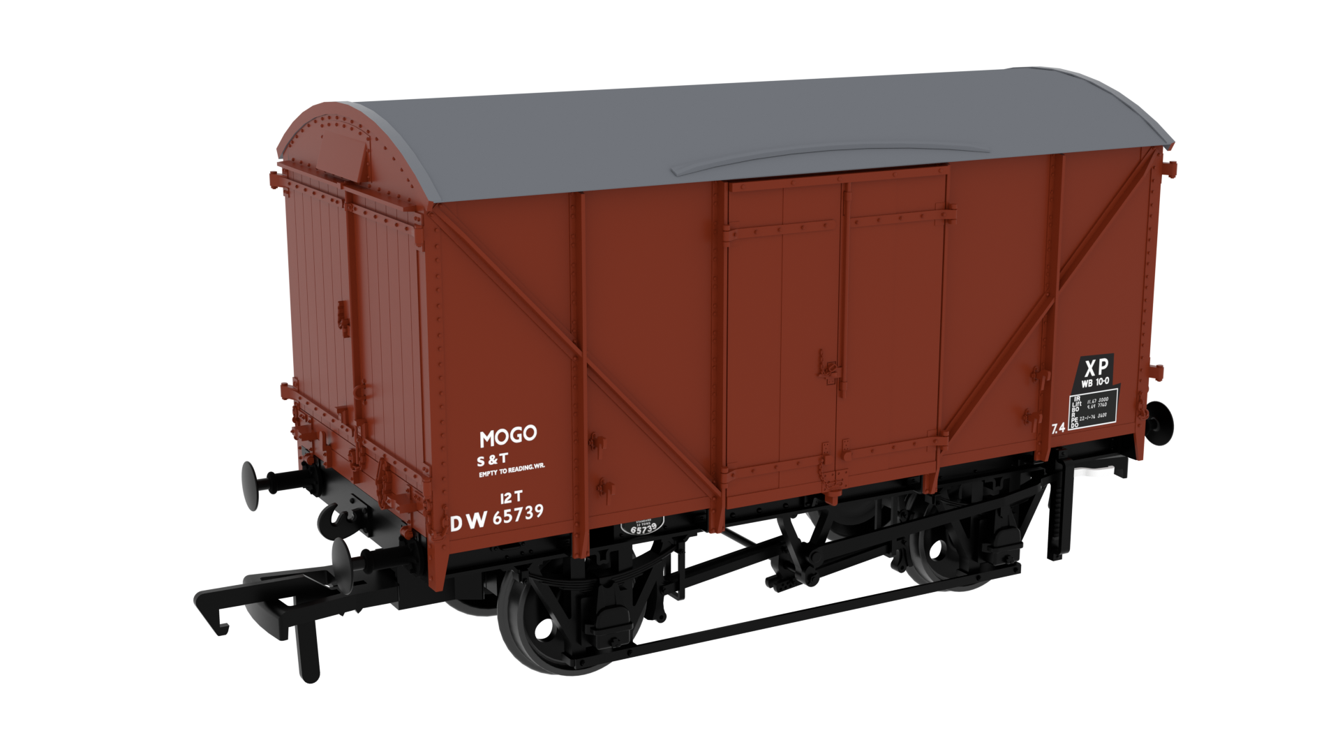 Rapido Trains 813317 | Diagram G43 MOGO - No.DW65739 BR Bauxite - OO Gauge