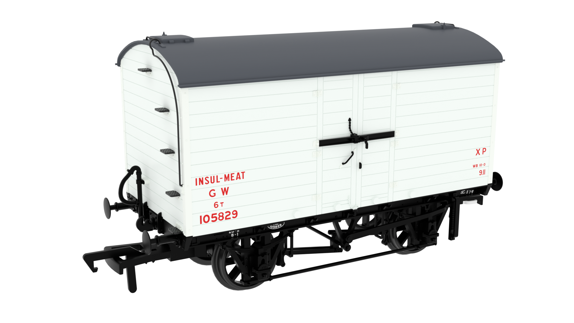 Rapido Trains 813904 | Diagram X9 MICA - No.105829 GWR Post-36 White - OO Gauge