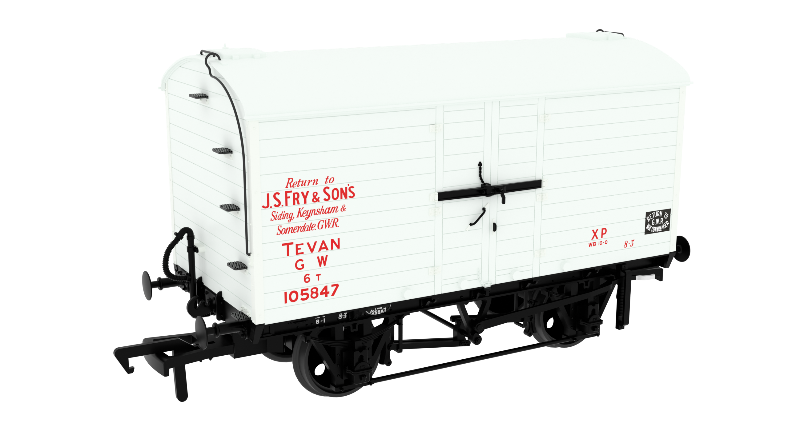 Rapido Trains 813909 | Diagram V32 TEVAN - No.105847 GWR Post-36 White - OO Gauge