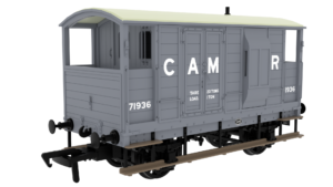Rapido Trains 820004 | LSWR/WD 20T Brake Van - No. 71936 Cambrian Grey - OO Gauge