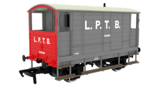 Rapido Trains 820017 | LSWR/WD 20T Brake Van - No. 634256 LPTB Grey - OO Gauge