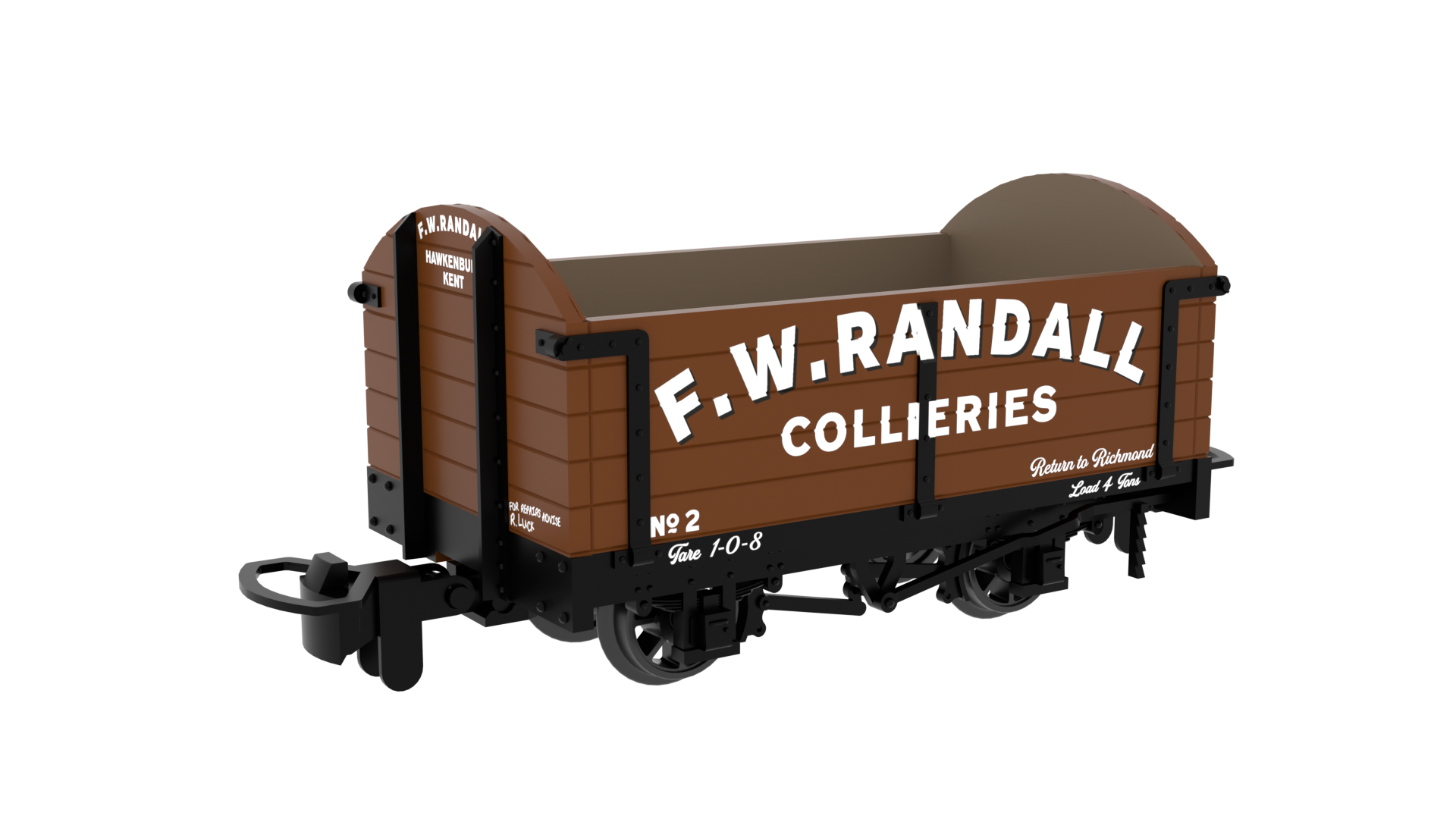 Rapido Trains 990024 | 009 Dropside Open - F. W. Randall No.2 - 009 Gauge