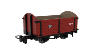 Rapido Trains 990025 | 009 Dropside Open - FR Red No.163 - 009 Gauge