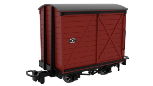 Rapido Trains 990314 | 009 Covered Van -  FR Red No.31 - 009 Gauge