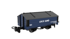 Rapido Trains 990412 | 009 Peaked Roof Van -  Loco Sand No.103 - 009 Gauge