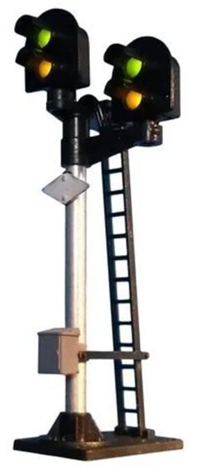 Berko Signal B242R 2 Aspect Red and Green offset to the right  OO GAUGE
