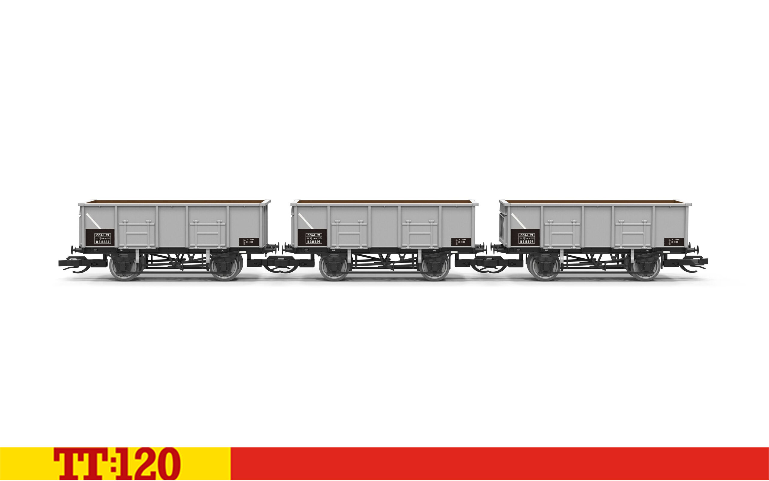 Hornby TT6066 Civil Engineers - YGB Seacow Wagon - Triple Pack Wagons TT Gauge