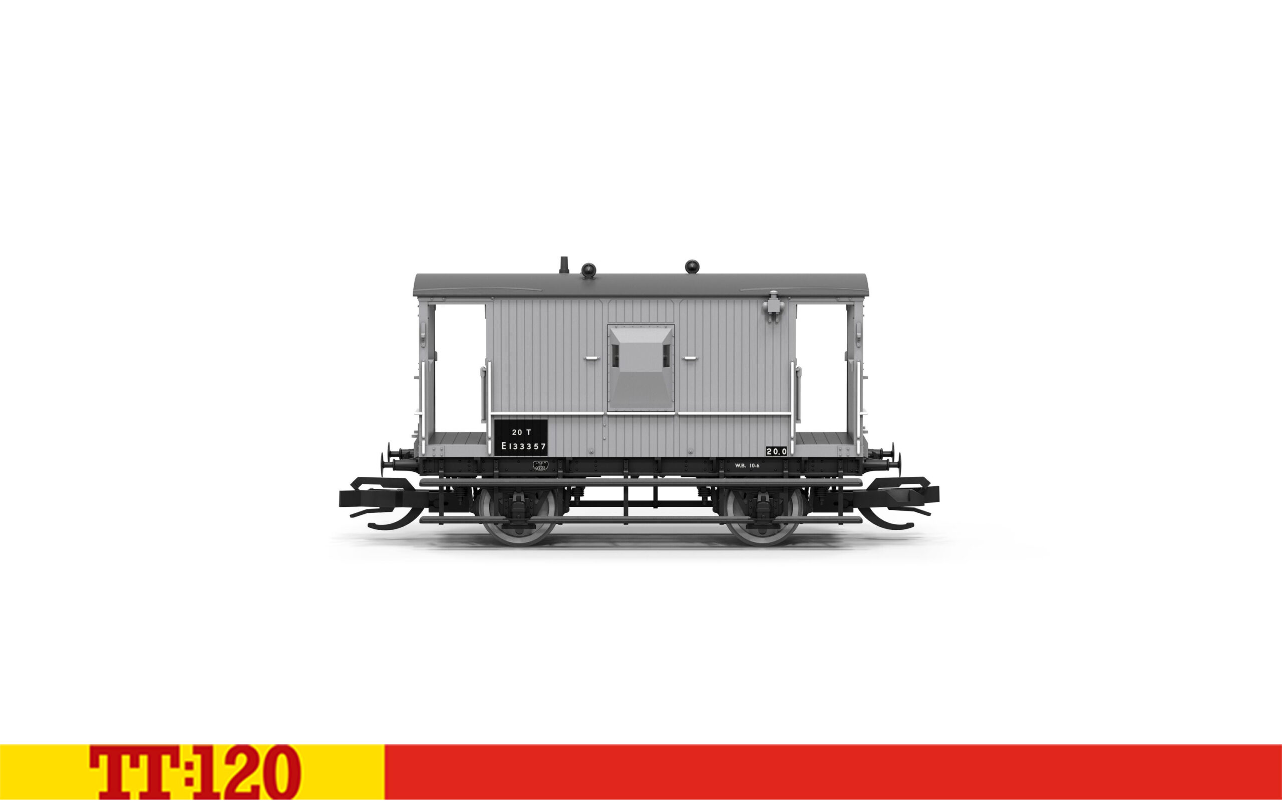 Hornby TT6081 BR Brake Van Toad E 133357 Wagons TT Gauge