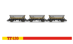 Hornby TT6094 Coal Sector - HAA Wagon - Triple Pack Wagons TT Gauge
