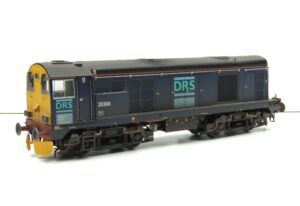 Bachmann 35-125SFP Class 20 - 20306 DRS Blue Livery DCC SOUND OO Gauge WEATHERED PREOWNED
