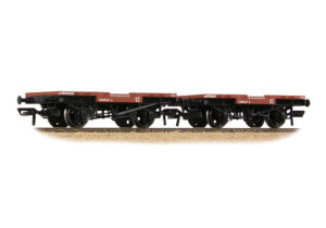 Branchline 37-983A Conflat 2-Wagon Pack BR Bauxite (Early) - OO Gauge