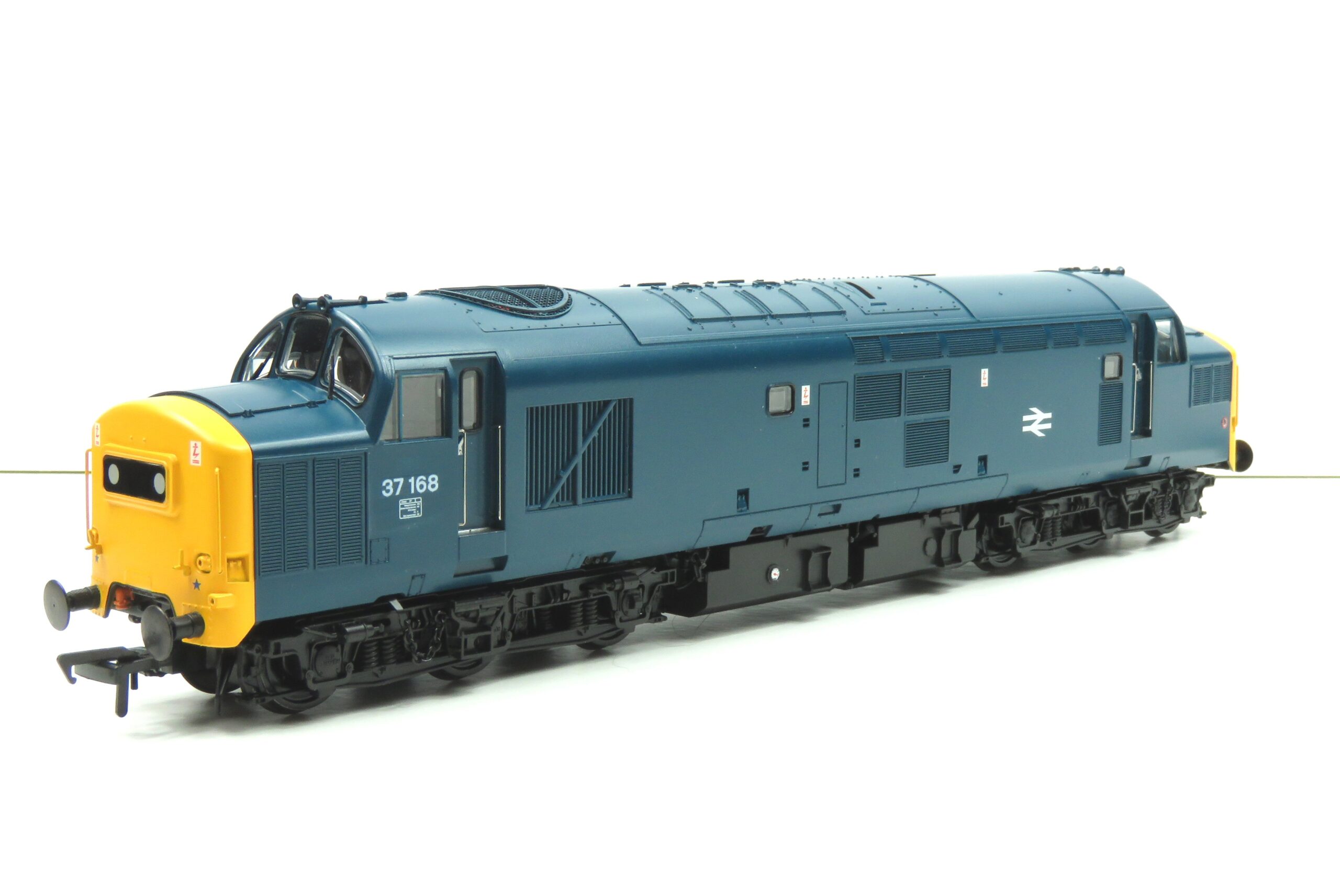 Bachmann RRB37168SF Class 37/0 Centre Headcode 37168 BR Blue OO Gauge DCC SOUND REWORK