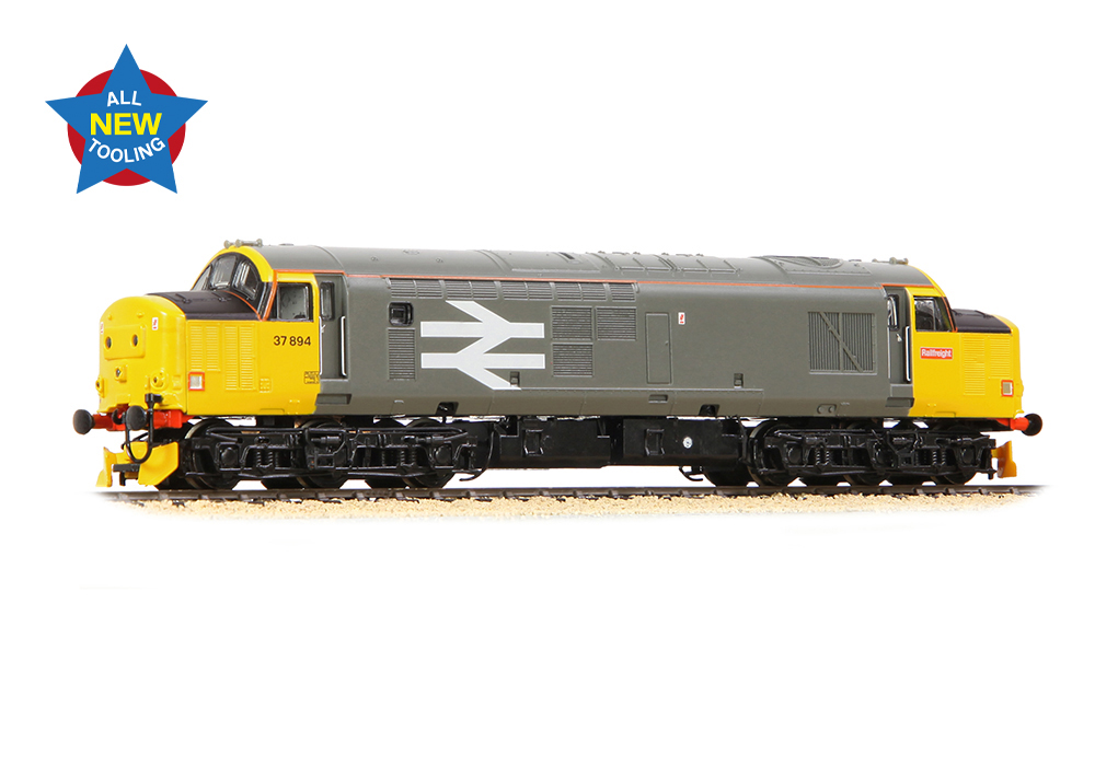 Graham Farish 372-110 Class 37/7 37894 BR Railfreight Grey - N Gauge