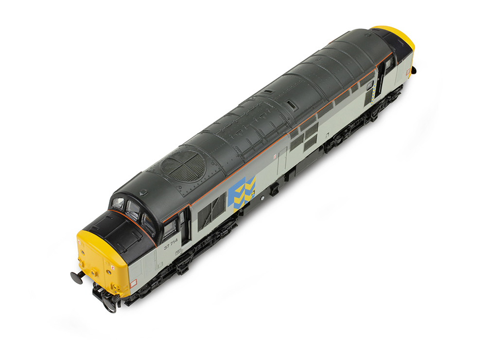 Graham Farish 372-111SF Class 37/7 37714 BR Railfreight Metals Sector SOUND FITTED - N Gauge
