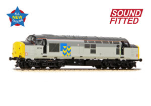 Graham Farish 372-111SF Class 37/7 37714 BR Railfreight Metals Sector SOUND FITTED - N Gauge