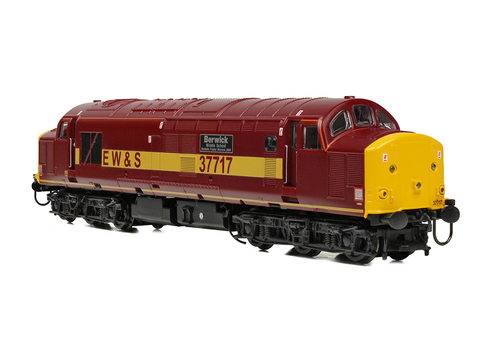 Graham Farish 372-113SF Class 37/7 37717 'Berwick Middle School' EWS SOUND FITTED - N Gauge