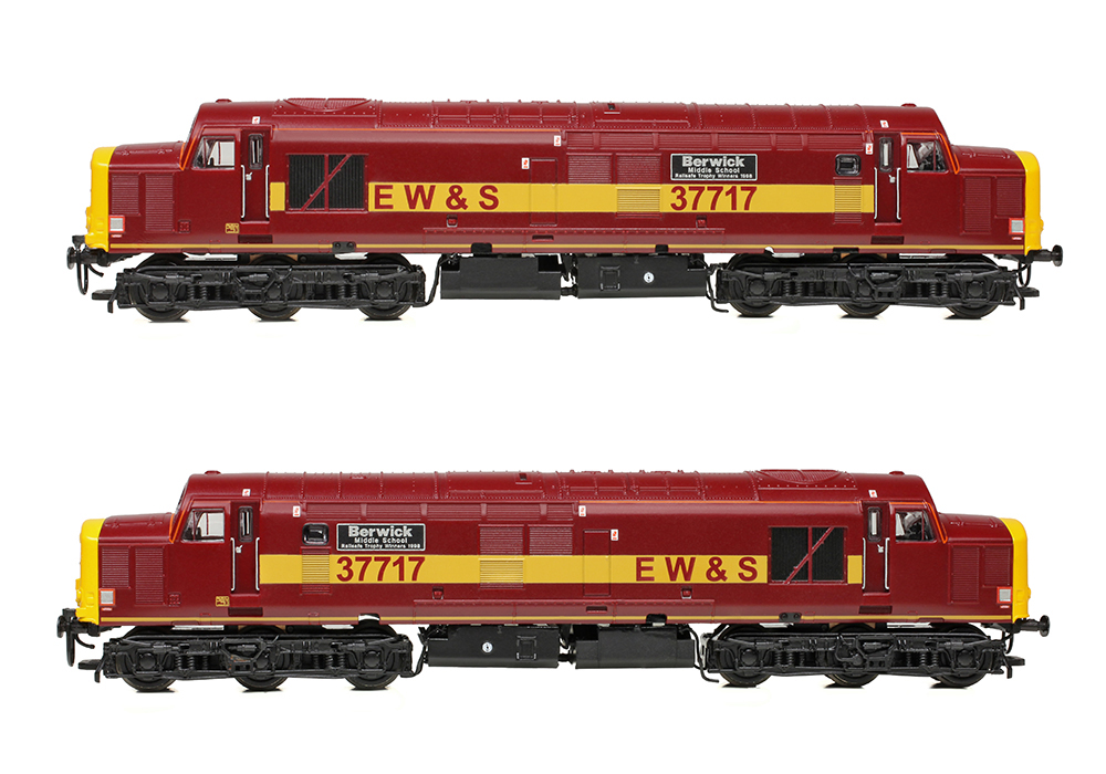 Graham Farish 372-113SF Class 37/7 37717 'Berwick Middle School' EWS SOUND FITTED - N Gauge