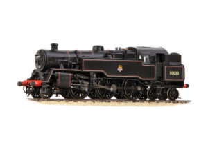 Graham Farish 372-535A BR Standard 4MT Tank 80033 BR Lined Black (Early Emblem) - N Gauge