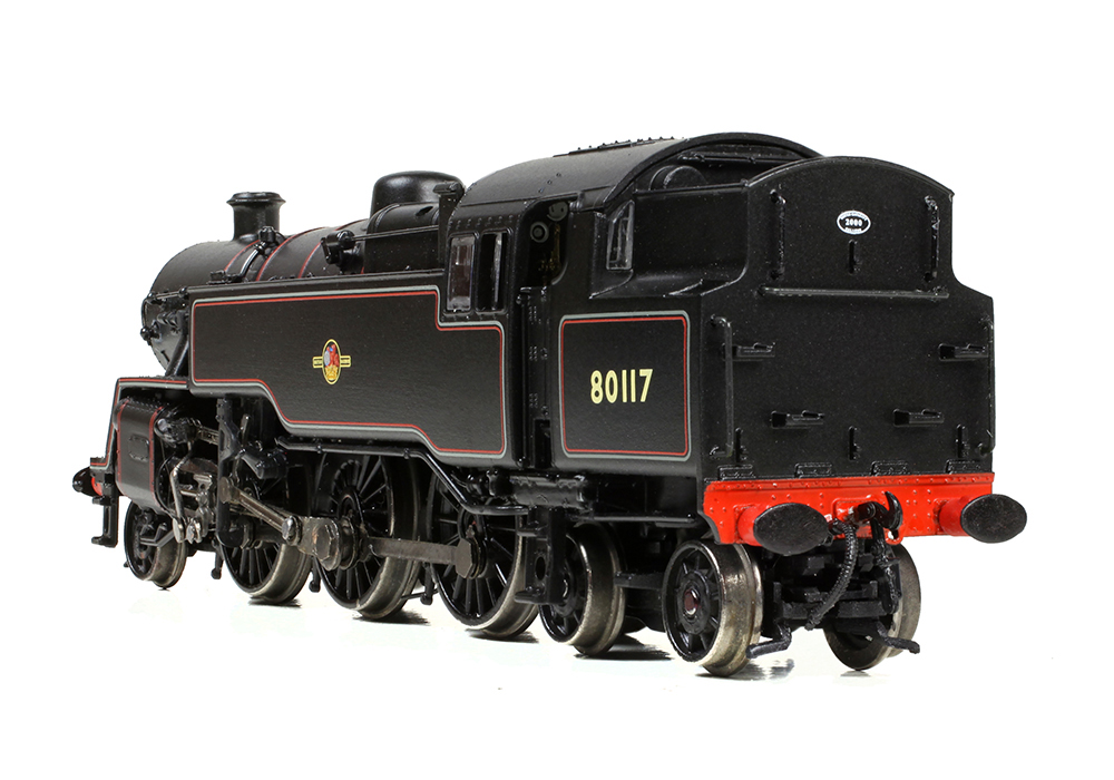 Graham Farish 372-536A BR Standard 4MT Tank 80117 BR Lined Black (Late Crest) - N Gauge