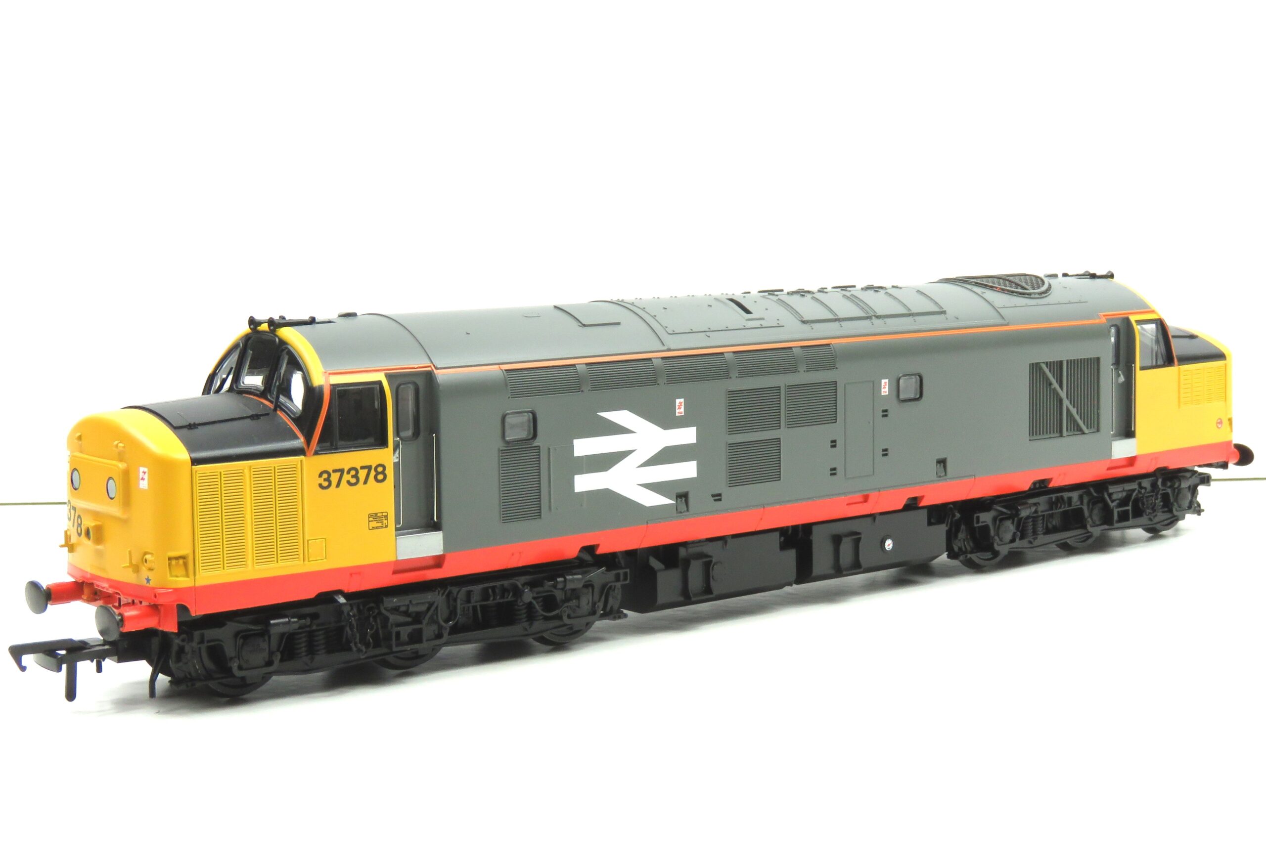 Branchline RRB37378 Class 37/0 Centre Headcode 37378 BR Railfeight (Red Stripe) OO Gauge DCC READY REWORK