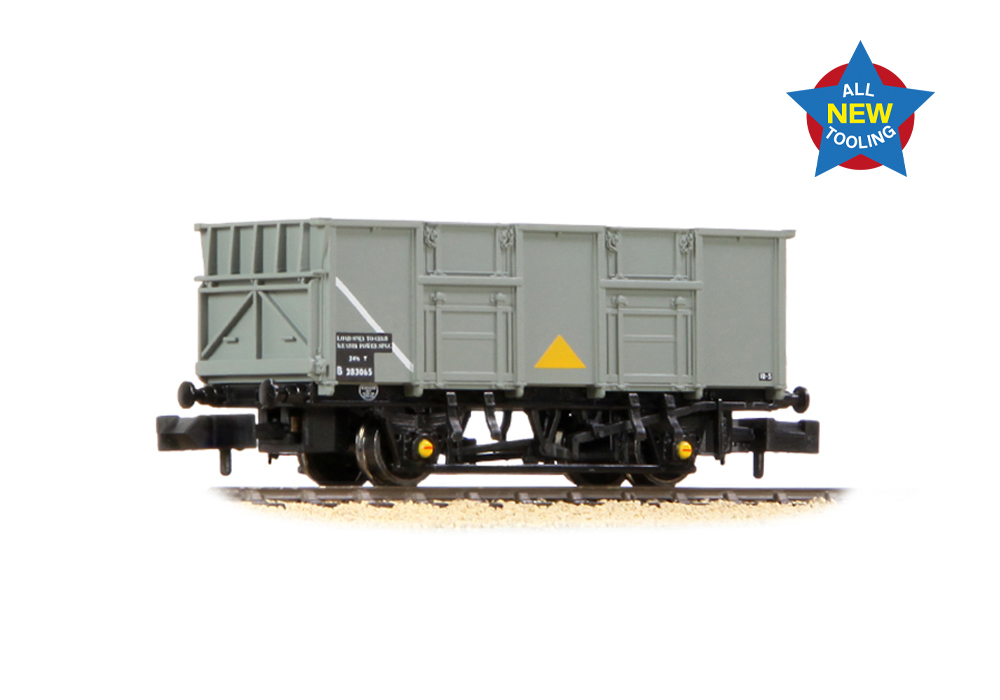 Graham Farish 378-051A BR 24.5T Mineral Wagon BR Grey (Keadby Power Station) - N Gauge