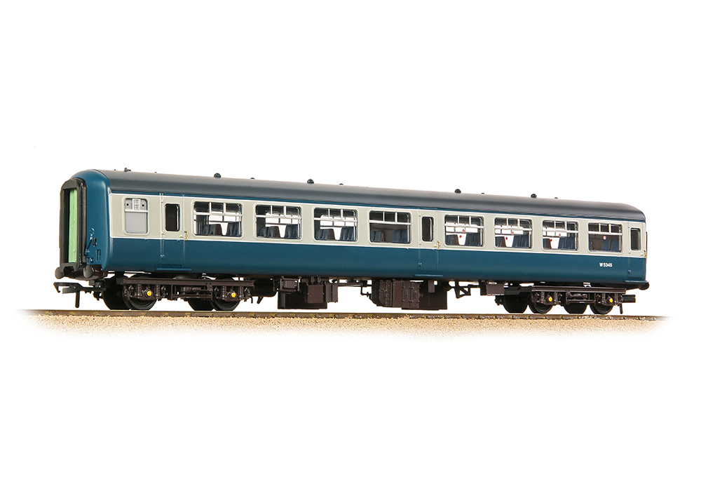 Branchline 39-360D BR Mk2A TSO Tourist Second Open BR Blue & Grey - OO Gauge