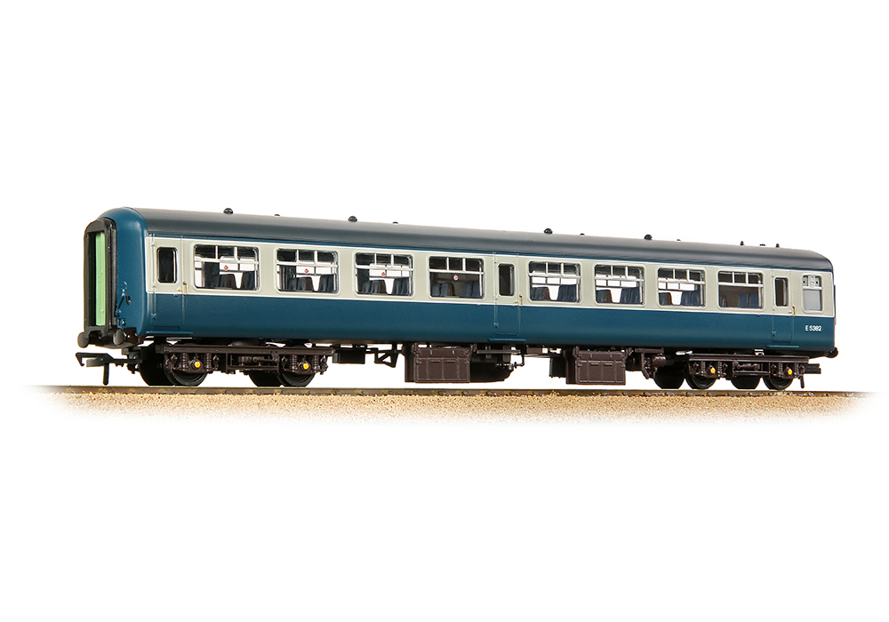 Branchline 39-360E BR Mk2A TSO Tourist Second Open BR Blue & Grey - OO Gauge