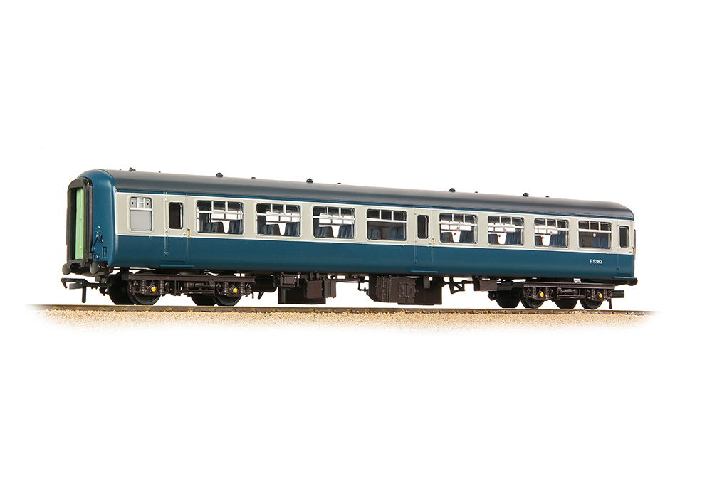 Branchline 39-360E BR Mk2A TSO Tourist Second Open BR Blue & Grey - OO Gauge