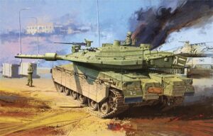 Academy PKAY13227 Israeli Army Merkava Mk IV LIC Main Battle Tank - 1:35 Scale