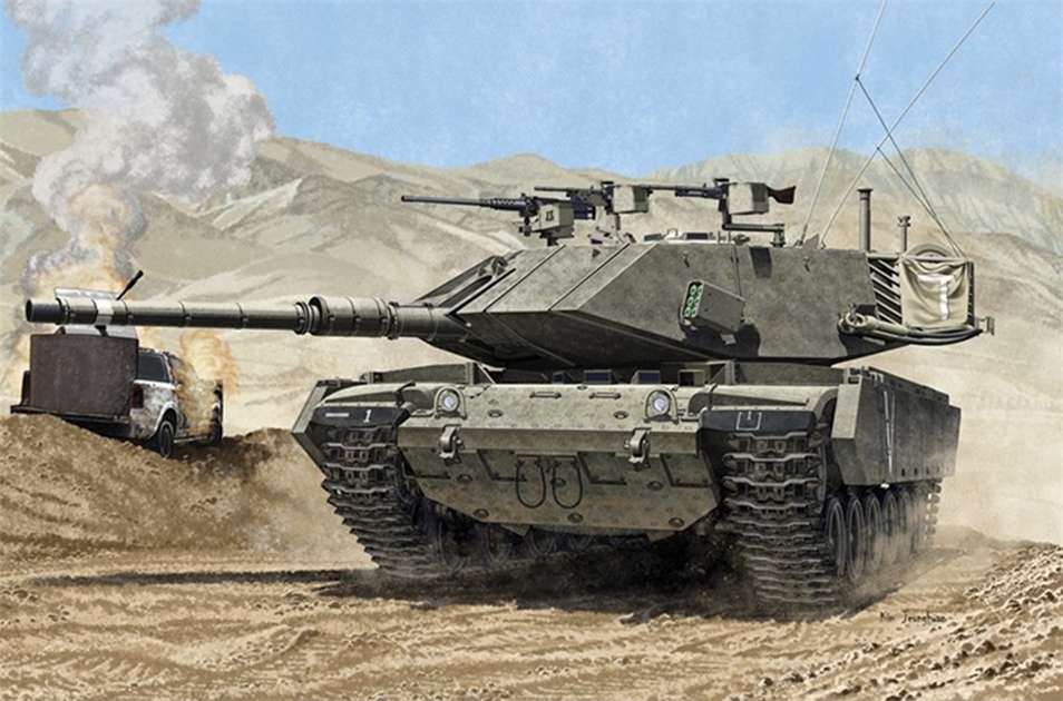 Academy PKAY13297 Israeli Army Magach 7C IDF Main Battle Tank - 1:35 Scale
