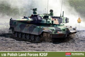 Academy PKAY13560 Polish Land Forces K2GF Main Battle Tank - 1:35 Scale