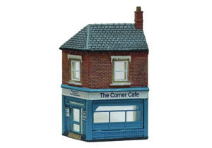 Scenecraft 42-0232 Low Relief Left Hand Corner Café - 1:148 (N) Gauge