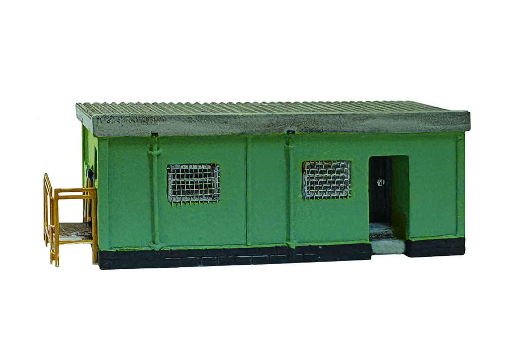 Scenecraft 42-055 Site Office - Green - 1:148 (N) Gauge