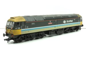 Bachmann 31-653YSFP Class 47708 'Waverley' in ScotRail Livery OO Gauge DCC SOUND FITTED / WEATHERED / PREOWNED