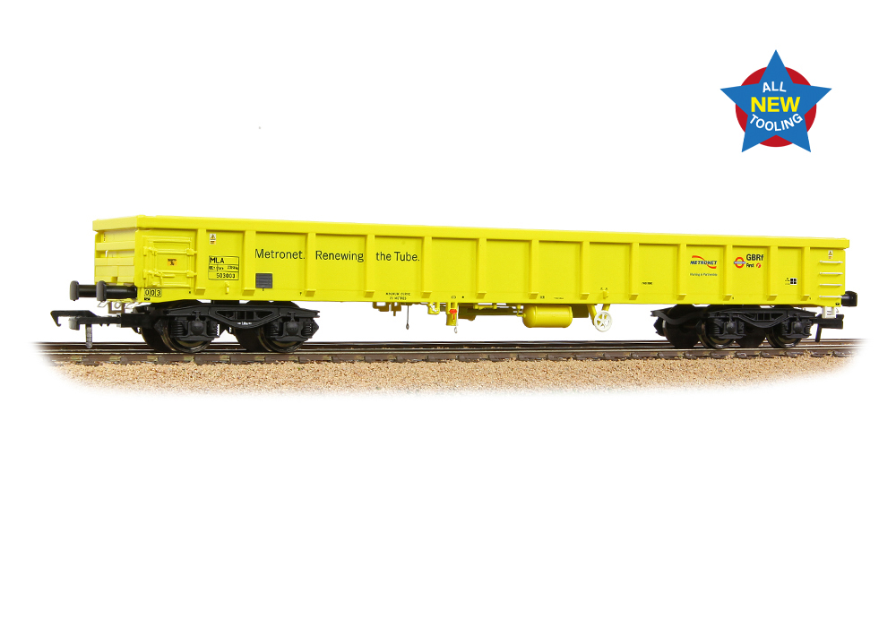 Branchline 57-001 MLA Bogie Open Wagon Metronet/GBRf - OO Gauge