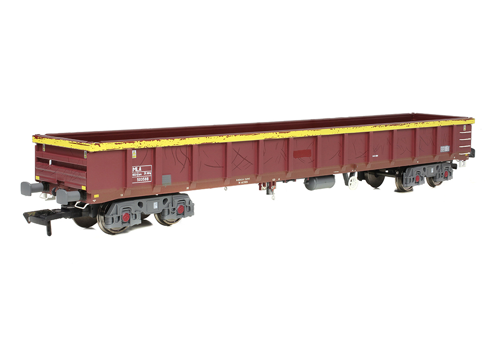 Branchline 57-004 MLA Bogie Open Wagon (Ex-EWS) DB Cargo WEATHERED - OO Gauge