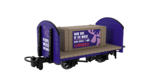Rapido Trains UK 833212 OO9 Round Ended Flat –  Purple Moose Brewery OO9 Gauge