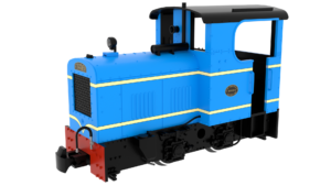 Rapido 834005 OO9 Fowler Resilient - Blue and Cream - OO9 Gauge