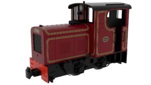 Rapido 834006 OO9 Fowler Resilient - Lined Maroon - OO9 Gauge