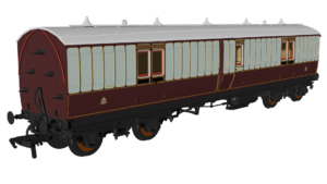 Rapido 978042 LNWR ‘Evolution’ Non-Corridor Full Brake No.9531 - OO Gauge
