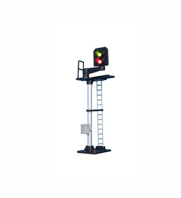 Berko Signal B242R 2 Aspect Red and Green offset to the right OO GAUGE