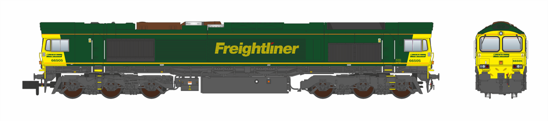 Revolution RT-N66-FL-505 66505 Freightliner with original BMAC lights - N Gauge