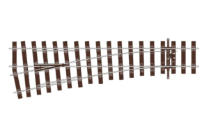 Peco SLU1191 - PECO Streamline - OO - Turnout CODE 75 Sm Rad Left Hand UNIFROG BULLHEAD OO GAUGE